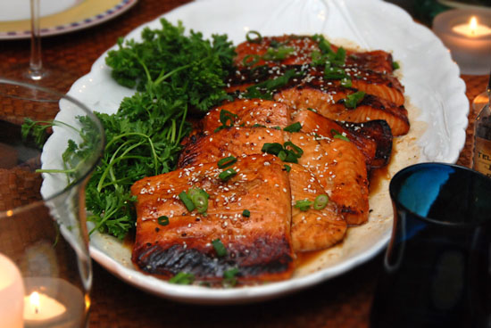 Stylish Cuisine Bourbon Glazed Salmon