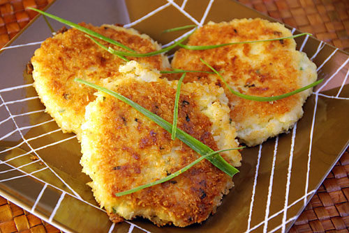 Chive Risotto Cakes