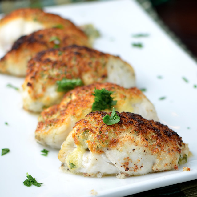 Stylish Cuisine « Broiled Flounder with Parmesan “Caesar” Glaze