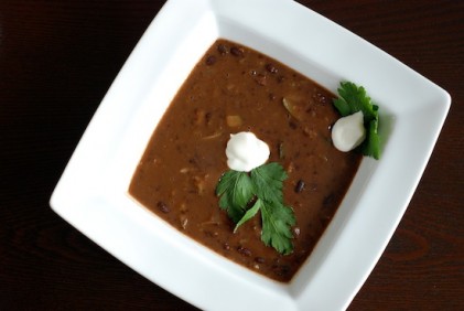 Read more about the article Black Bean Soup with Sherry
