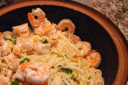 Read more about the article Linguine with Shrimp Scampi