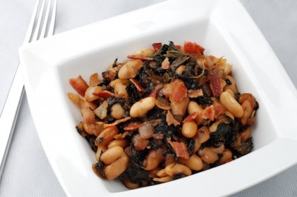 Read more about the article Kale with Bacon and Cannellini Beans