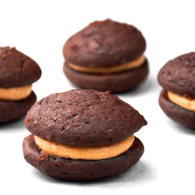 Read more about the article Chocolate Whoopie Pies with Salted Peanut Butter Filling