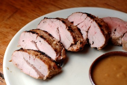 Read more about the article Grilled Asian Pork Tenderloin with Peanut Sauce