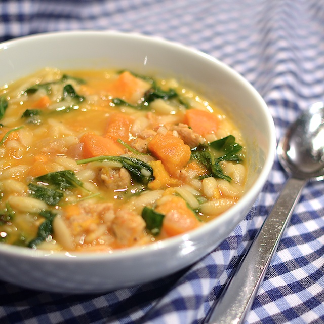 Read more about the article Sweet Potato-Sausage Soup