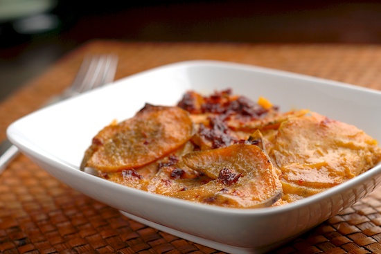 Read more about the article Smoked Chili Scalloped Sweet Potatoes