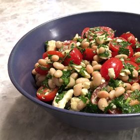 Read more about the article Tomato and Feta White Bean Salad